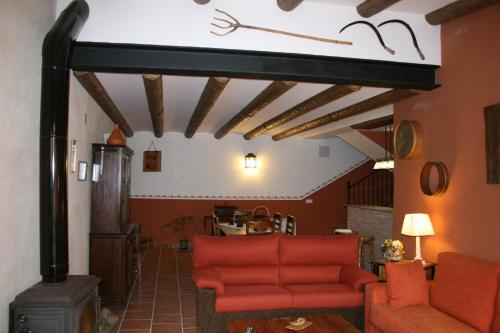 Közös társalgó / TV, La Casa del Azafran in Villanueva Del Rebollar De La Sierra