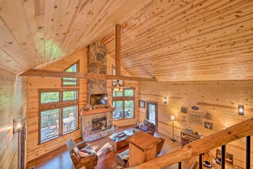 Creekside Cabin with Deck Hot Tub and Fire Pit! - image 4