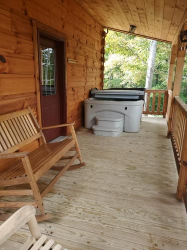 The Hampton - An Amish Built Deluxe Log Cabin in Genoa, USA