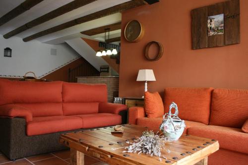 Közös társalgó / TV, La Casa del Azafran in Villanueva Del Rebollar De La Sierra