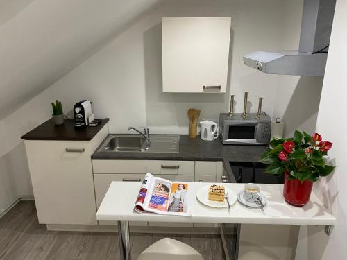köök, Ossiach Apartment 1 in Heiligen Gestade