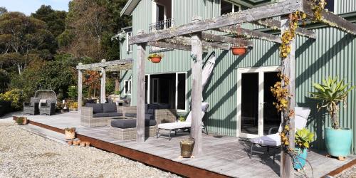 A szálláshely kívülről, Moana Haven B&B in Havelock