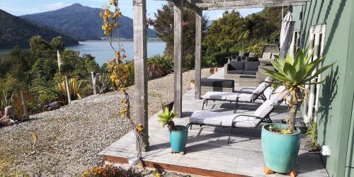 A szálláshely kívülről, Moana Haven B&B in Havelock