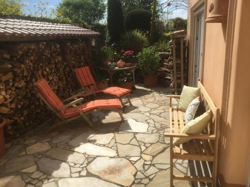 ระเบียง/ชานเรือน, Gäste-Apartment Verweilzeit (Gaste-Apartment Verweilzeit) in วินฮาเกน