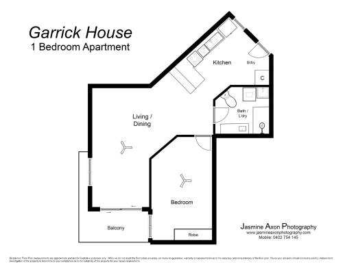 One-Bedroom Apartment with Balcony image 1
