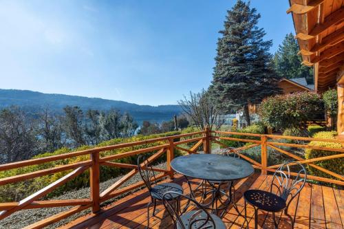 Balcony/terrace, Cabanas Puerto Pireo in San Carlos de Bariloche