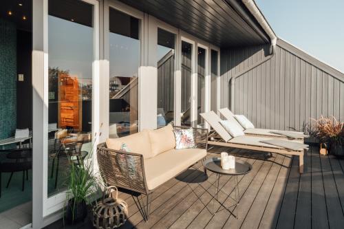陽台/露台, Townhouse Stadt Hamburg Wismar in 維斯馬市中心