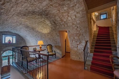 gedeelde lounge/tv-ruimte, Relais Ducale in Gubbio