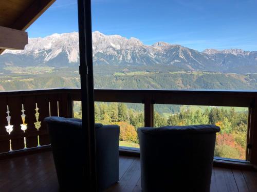 Balcony/terrace, Ski In- Ski Out - Haus Stocker - direkt an der Skipiste by Schladmingurlaub in Rohrmoos