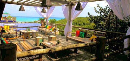 Étterem, Bangalô Villas do Pratagy (Bangalo Villas do Pratagy) in Pescaria