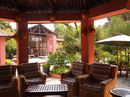 Balcony/terrace, Hibiscus House Gambia in Brufut