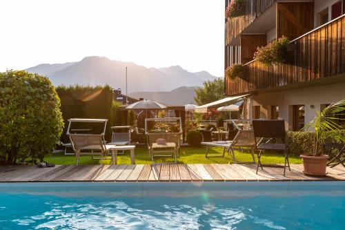 Swimming pool, Hotel Tirolerhof in Rodengo