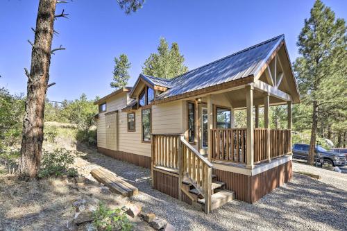 Roomy Pagosa Springs Tiny Cabin 1 Mi to Downtown in Pagosa Springs, USA
