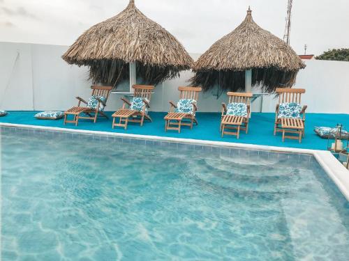 Fasiliti, Ocean Front Property - Villa 5 Aruba Stunning in Savaneta