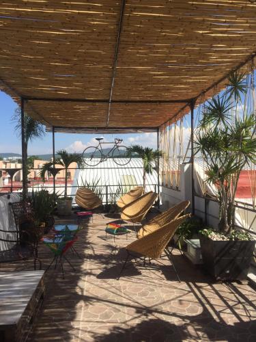 Balcony/terrace, El Serafin Hotel Boutique in Queretaro