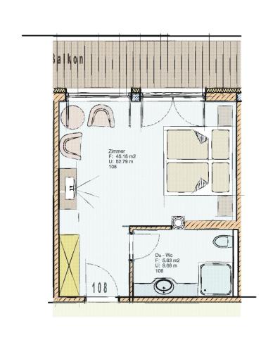 Double Room with Mountain View
