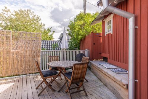 Small Red House In Central Vaxholm