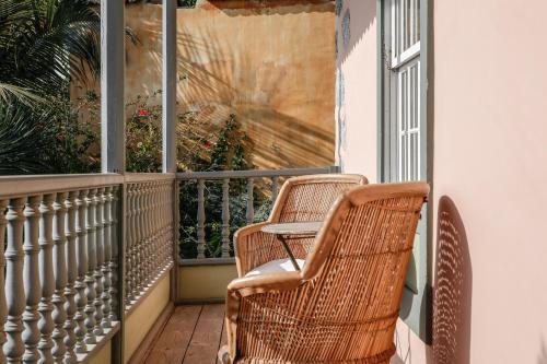 شرفة/ تراس, Hotel Hacienda de Abajo-Adults Only-Lujo in لا بالما
