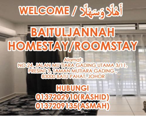 . Baituljannah Homestay Batu Pahat