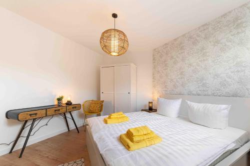 Apartment Elbkiez - Wohnen zwischen Elbe & Altstadt, stilvoll mit Balkon!, Drážďany (fotografie 7)