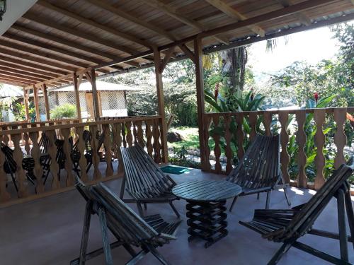Erkély/terasz, Banana Lodge in Puerto Misahualli