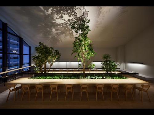 Lobby, 9h nine hours Hakata station in Fukuoka