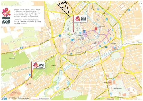 Wohnung mit Blick auf die Zitadelle Petersberg - 3 Zimmer Wohnung mit Blick auf die Zitadelle Petersberg - 3 Zimmer