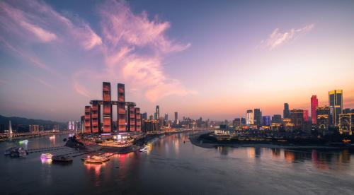 Εξωτερική όψη, Intercontinental Chongqing Raffles City in Τσονγκκίνγκ