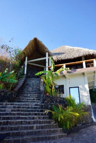 Restaurant, Vista Las Olas Resort in El Cuco