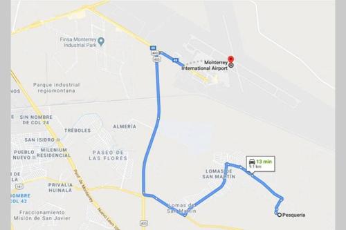 Departamento a 15 minutos del Aeropuerto Internacional de MTY