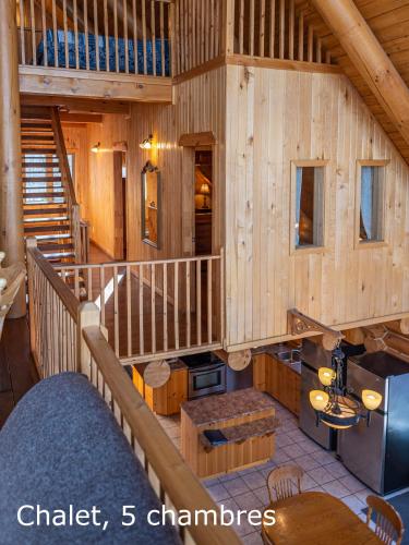 virtuve, Chalets et Spa Lac Saint-Jean in Šambora (QC)