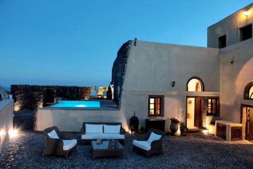 Super Luxury Santorini Villa Mansion Kyani Private Pool 3 BDR Megalochori 