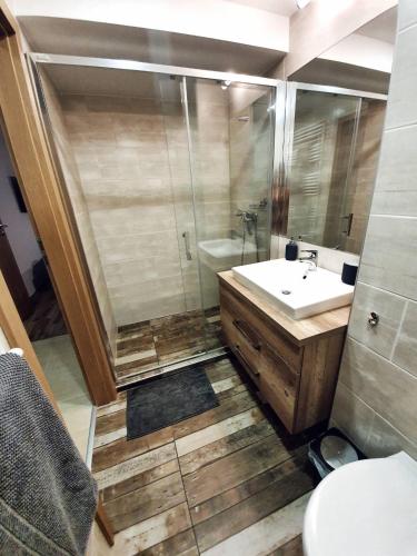 Bathroom, Portofino Apartman in Vadkert