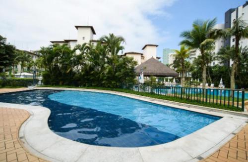 Riviera Sao Lourenco, cond Acqua! 30 seg da praia - lindo apto com wifi e ar condicionado