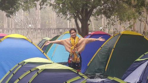 Pong-Tip Tent pitch Chiang Khan