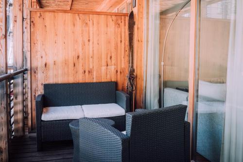 Erkély/terasz, Apartment Auenfeld Widderstein in Schrocken