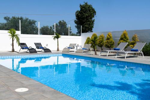 Myrto Villa heated pool