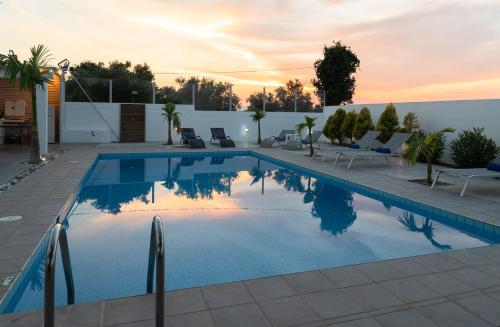 Myrto Villa heated pool