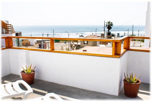 شرفة/ تراس, ATMA Hostel & Yoga in تروجيلو