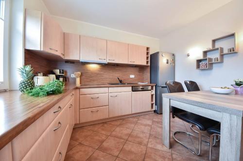virtuve, Ferienhaus Inselnest in Pudagla