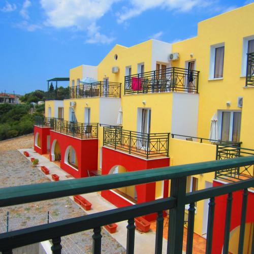 شرفة/ تراس, Saint Catherine Hotel in Karpovoulos