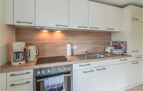 Kitchen, Awesome apartment in Ockholm with 1 Bedrooms and WiFi in Ockholm