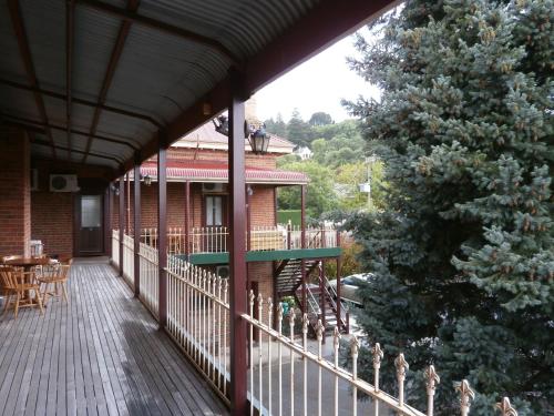 Balkon/terasa, Central Springs Inn in Daylesford i Macedon Ranges
