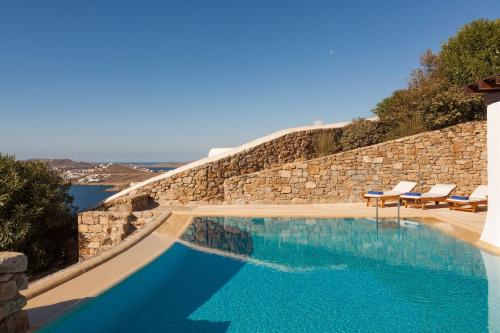Excellent Mykonos Villa Villa Apollonia 3 Bedrooms Stunning Sea Views Psarrou - image 3