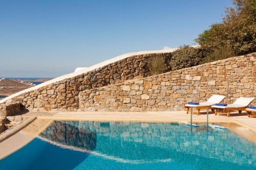 Excellent Mykonos Villa Villa Apollonia 3 Bedrooms Stunning Sea Views Psarrou - image 4
