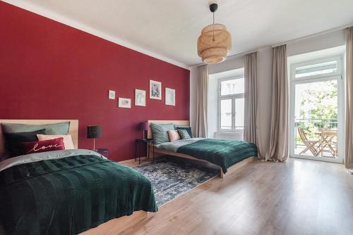 Colorful Apartment Facing Green Courtyard, Vídeň (fotografie 9)