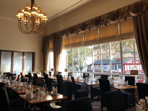 Sala de refeições, The Royal Hotel in Scarborough