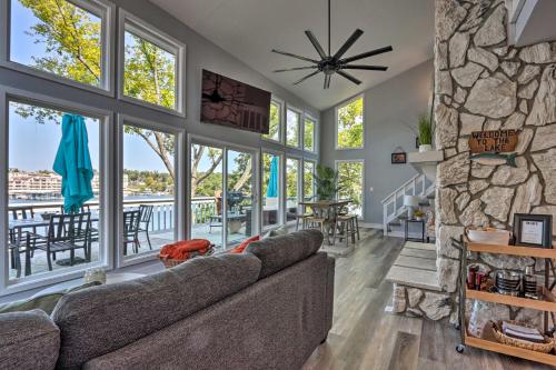 Bright and Modern Lakefront Home with Private Dock Lake Ozark