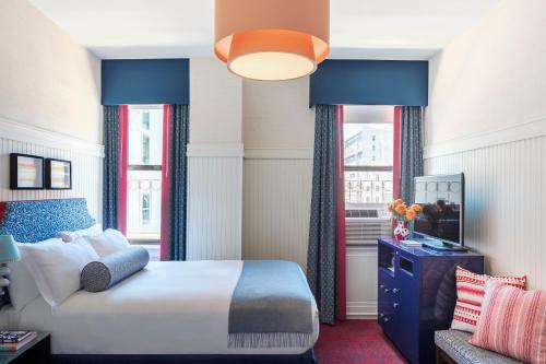 1 double bed