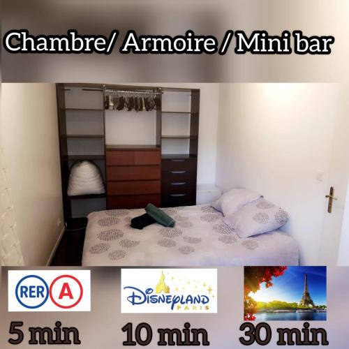Апартаменты Appartement F2 Cosy proche de Disney et Paris ...